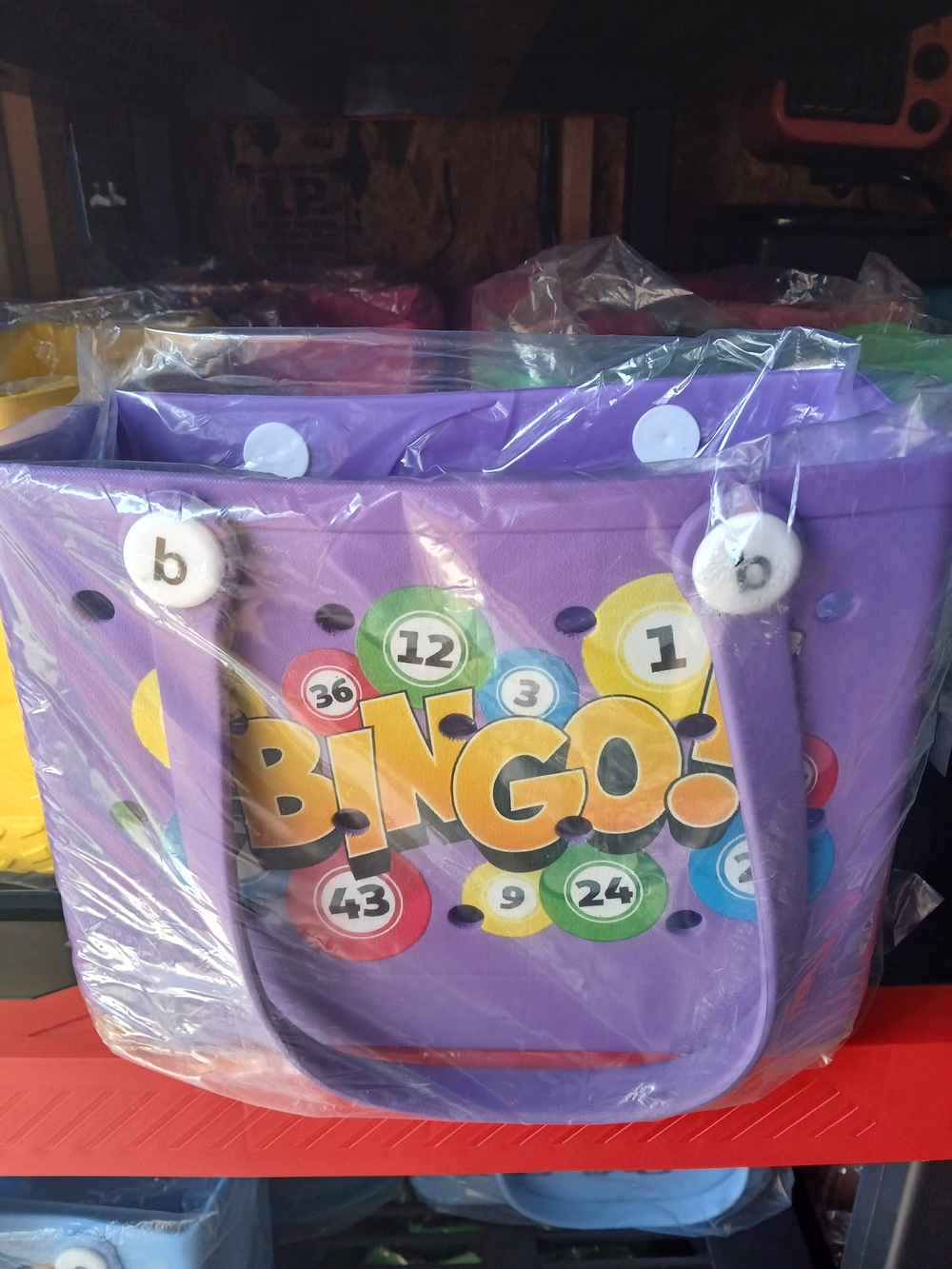 Purple Bingo Small size - bogg like bag